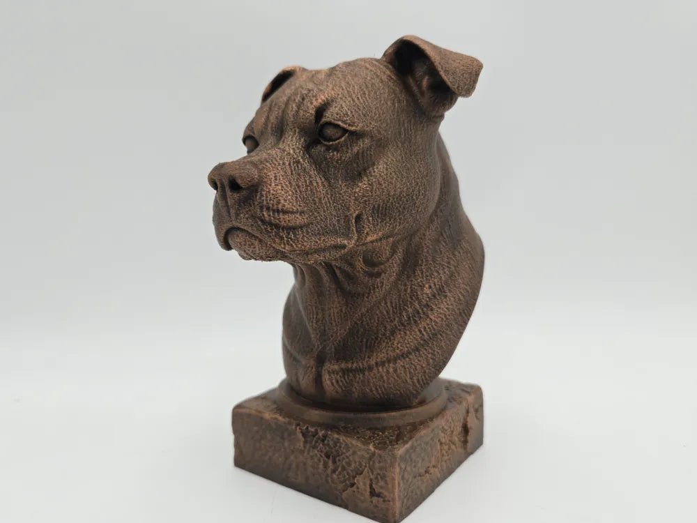 Staffordshire Bull Terrier Bust
