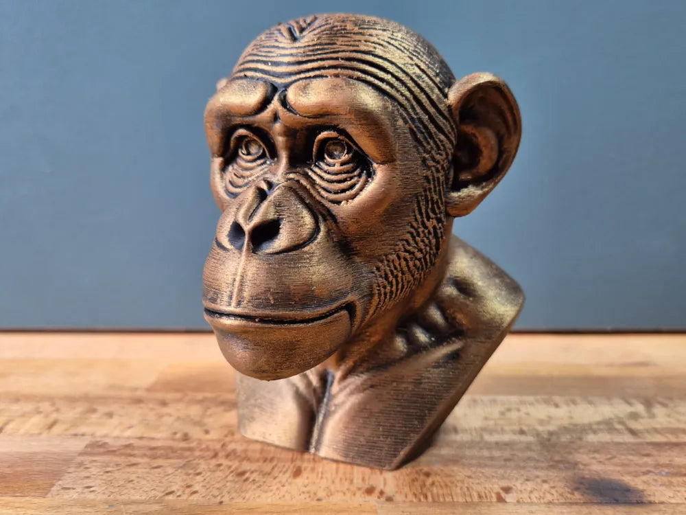 Chimpanzee Bust