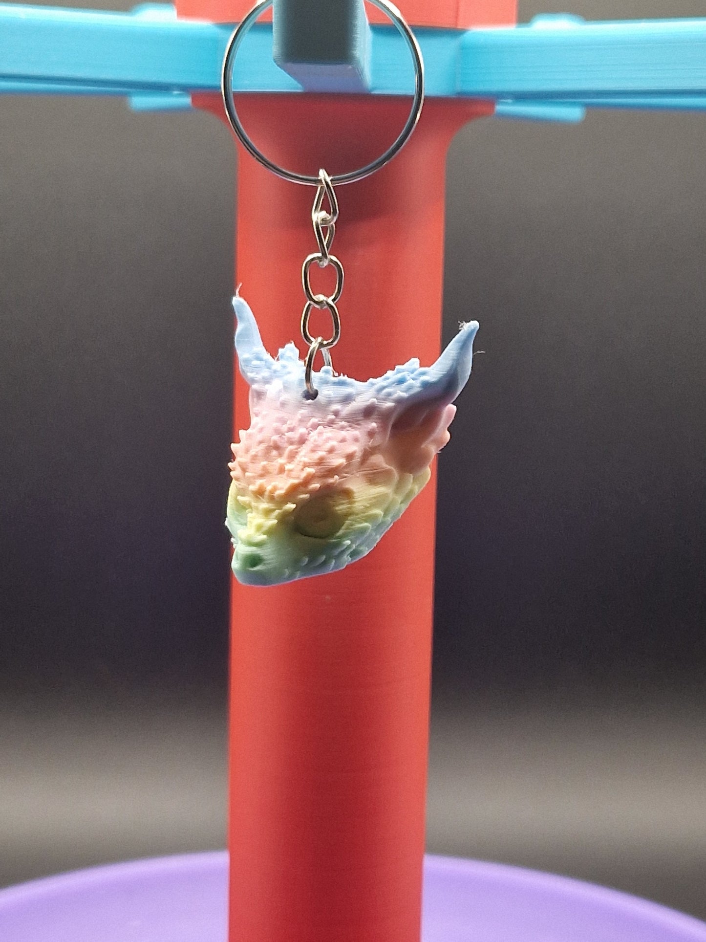 Dragon Head Keyring