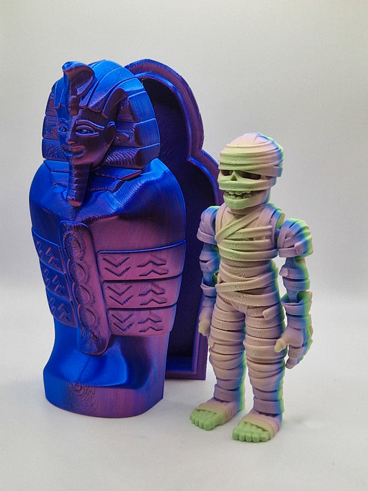 Articulated Mummy & Sarcophagus