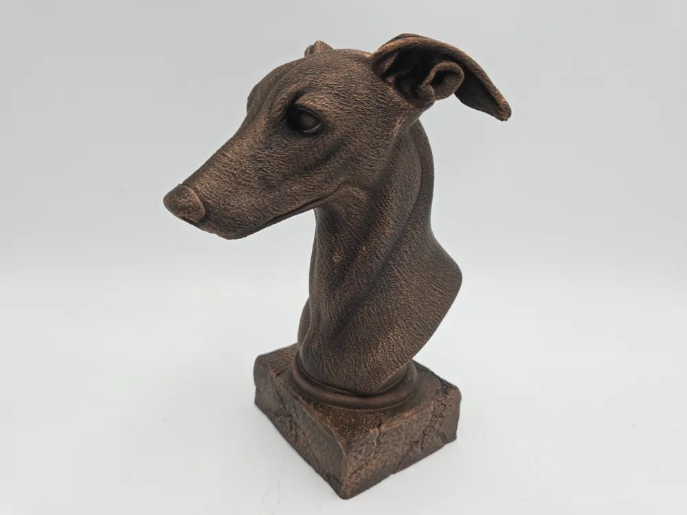 Whippet Bust