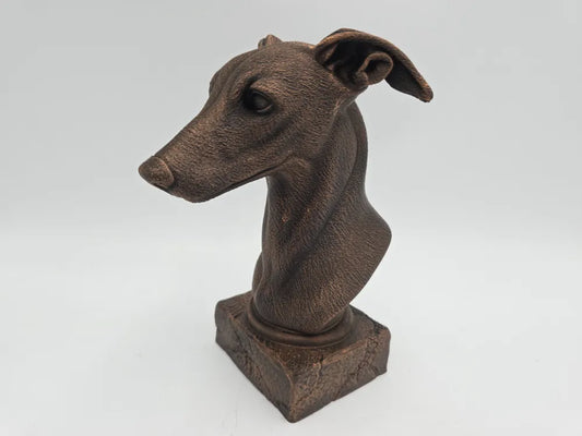 Whippet Bust