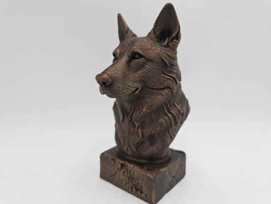 White Swiss Shepherd Bust