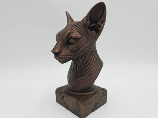 Sphynx Cat Bust