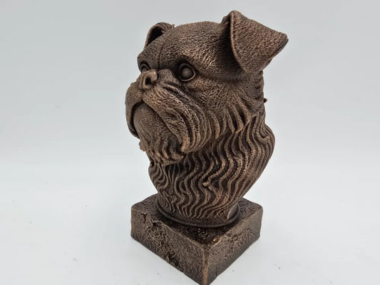 Brussels Griffon Bust