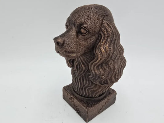 American Cocker Spaniel Bust