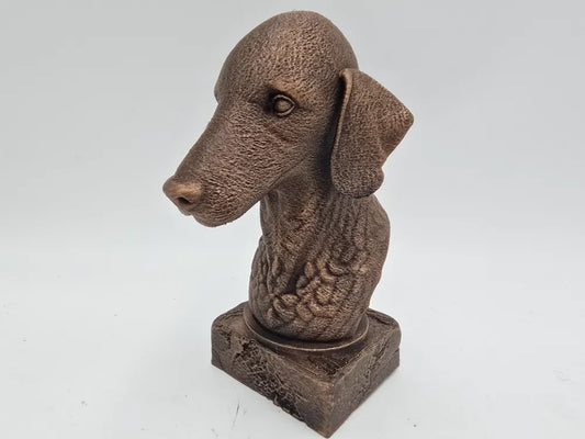 Bedlington Terrier Bust
