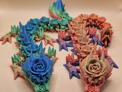 Medium Rose Dragon Chunky Version