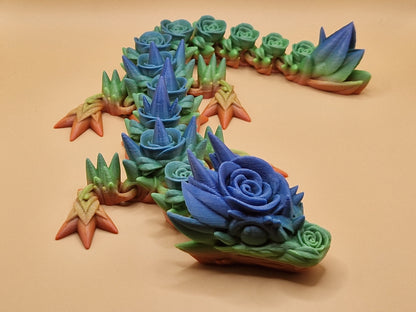 Medium Rose Dragon Chunky Version