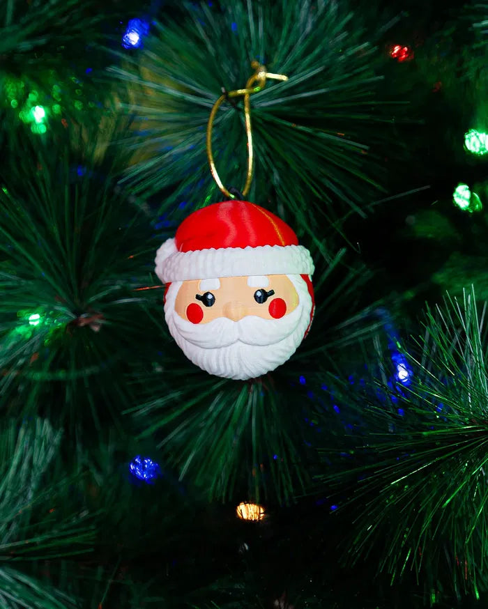 Santa Claus Head Tree Bauble