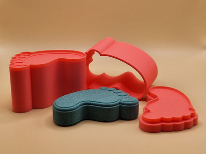 Baby Foot Bath Bomb Mould