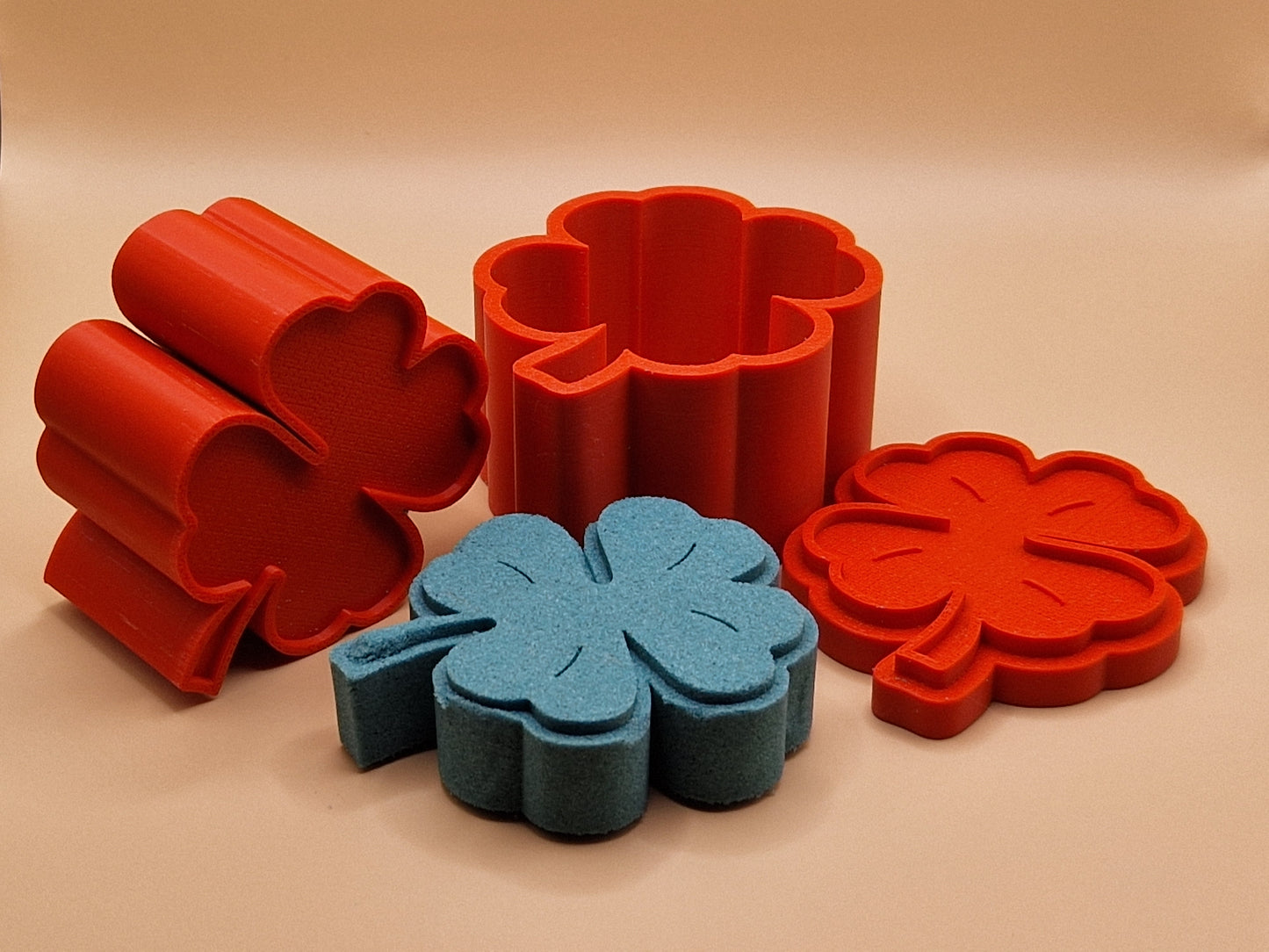4 Leaf Clover Bath Bomb Mould